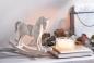 Preview: Nostalgisches Dekofigur Schaukelpferd aus Holz im Shabby-Style