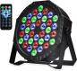 Preview: LED Par Spotlight, 36 LED Stage Light, Party Light RGB DMX512 mit Fernbedienung