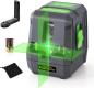 Preview: Enventor Kreuzlinienlaser 25M Laser Selbstnivellierender Linienlaser in Grau