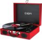 Preview: ION Audio Vinyl Transport Tragbarer Retro Kofferplattenspieler in Rot