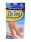 Preview: Zip Sox Kompressionssocken mit Reißverschluss, Größe L/XL, beige Socken Strümpfe