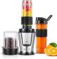 Preview: 2 in 1 Standmixer mit elektrischer Kaffeemühle 500W, Blender, Smoothie
