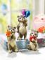 Preview: Geschenk-Figuren "Waschbären" 3er-Set