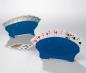 Preview: Spielkartenhalter 2er-Set für Jung und Alt geeignet in Blau