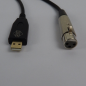 Preview: Sontronics USB Mikrofonkabel Adapterkabel, USB-Stecker auf XLR-Buchse 3m