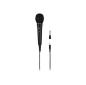 Preview: Dynamisches Mikrofon Hama DM20 Stereo Nierencharakteristik 2,5m Schwarz