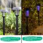 Preview: Solar Bug Zapper LED Moskito Killer Outdoor Solar Powered Bug Zapper Licht Lampe
