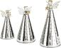 Preview: LED-Engel "Sternenmeer" 3er-Set aus Glas Deko Weihnachtsdeko Advent Dekoration