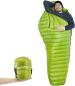 Preview: Ultraleichter Camping Schlafsack, grün