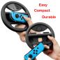 Preview: COODIO Switch Lenkrad und Griff, Switch Rennlenkrad, Joy-Con Griff Hülle Schwarz
