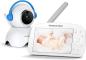 Preview: Babyphone mit Kamera 5,5 Zoll Video Baby Monitor 720P HD Farbdisplay, VOX Modus