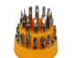 Preview: Bit Satz Mini Set Uhrmacher Torx Feinmechanik Werkzeug Schraubenzieher 31 tlg.