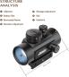 Preview: Softair Red Dot Visier für 20mm/22mm Schiene Leuchtpunktvisier Rotpunktvisier