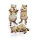 Preview: Dekofiguren Quokkafreunde 3er-Set Wohnungsdeko Deko Figur Dekoration