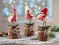 Preview: Dekofiguren "Vogeltreff" 3er-Set Advent Deko Weihnachtsdeko Wohnungsdekoration