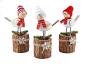 Preview: Dekofiguren "Vogeltreff" 3er-Set Advent Deko Weihnachtsdeko Wohnungsdekoration