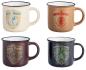 Preview: Tassen "Coffee Addict" 4er-Set aus Porzellan Kaffeetassen Tasse Becher Teetassen