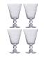 Preview: Weinkelch Vintage, 4er Set Gläser Trinkgläßer Weinglas aus Glas