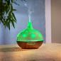 Preview: Aroma Diffuser Emotion LED Raumlicht Holz-Optik Farbwechsel