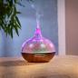 Preview: Aroma Diffuser Emotion LED Raumlicht Holz-Optik Farbwechsel