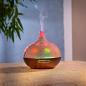 Preview: Aroma Diffuser Emotion LED Raumlicht Holz-Optik Farbwechsel