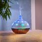 Preview: Aroma Diffuser Emotion LED Raumlicht Holz-Optik Farbwechsel