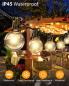Preview: Lichterkette für den Außenbereich, Außen-Lichterkette, G40, 12,5m, 25 Lichter