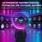 Preview: Led Maske mit Bluetooth Programmierbar, Led Masken mit Gestenerkennung Karneval
