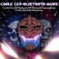 Preview: Led Maske mit Bluetooth Programmierbar, Led Masken mit Gestenerkennung Karneval