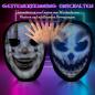 Preview: Led Maske mit Bluetooth Programmierbar, Led Masken mit Gestenerkennung Karneval