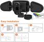 Preview: 42W LED Strahler mit Bewegungsmelder Außen 3600LM Aussenstrahler IP66 Flutlicht