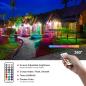 Preview: 25W RGB Strahler Mit Fernbedienung 2 Modi 12 Farben Memory-Funktion RGB Fluter