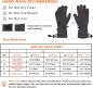 Preview: Beheizte Handschuhe Herren Damen Beheizbare Handschuhe Winterhandschuhe Größe: L