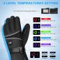 Preview: Beheizte Handschuhe Herren Damen Händewärmer Outdoor Winterhandschuhe Größe L