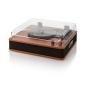 Preview: Retro Plattenspieler mit Radio, FM-Radio, Bluetooth, USB, AUX In, Line Out