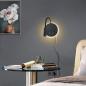 Preview: LED leselampe wandlampe mit Schalter Wandleselampe Bettlampe Wandleuchte Schwarz