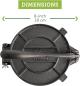 Preview: Chef Tacos Tortilla Presse - Taco Presse - Roti Maker 20cm - aus Gusseisen