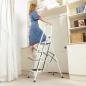 Preview: Sicherheitsleiter 4-Tritt-Leiter - So sicher und bequem wie eine Treppe Leiter