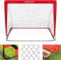 Preview: Fußballtor für Kinder, 2er Set, tragbar und faltbar, Garten, Park, Strand Rot