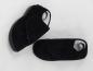 Preview: Comfy Wraps / L / schwarz Rundum-Komfort mit extra Flausch für Ihre Füße Schuhe