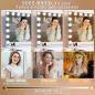 Preview: Bluetooth Hollywood Schminkspiegel mit 15 Lichter Touchscreen Badezimmer Spiegel