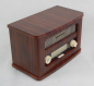 Preview: Nostalgie Radio MADISON im Holzdesign, Bluetooth, FM-Radio, MP3 Eingang, Akku