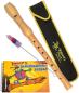 Preview: Voggy´s Holzblockflöten-Set Blockflöte Stofftasche Blockflötenschule C-Sopran