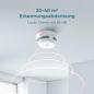 Preview: Rauchmelder 3er Set, AEGISLINK 10-Jahres Batterie Mini Feuermelder S500 in Weiß