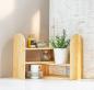 Preview: Bambus Küchenregal Küchen Organizer Regal Holz Verstellbar Flexibel