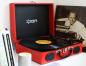 Preview: ION Audio Vinyl Transport Tragbarer Retro Kofferplattenspieler in Rot