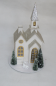 Preview: Winterhaus mit LED Beleuchtung 33cm Weihnachtsdeko Advent Deko Weihnachtskirche