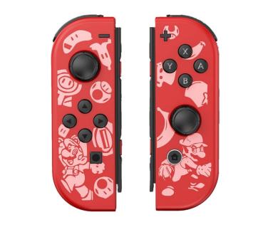 Kipylca Nintendo Switch Joy-Con-Controller links rechts in Rot Mario Design