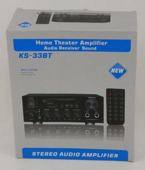 Facmogu KS-33BT 500 W + 500 W 2-Kanal Bluetooth Endverstärker Heim Verstärker