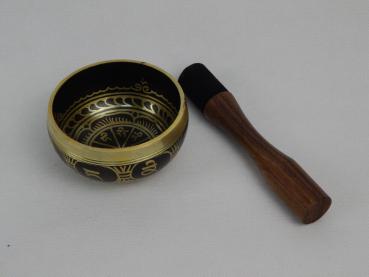 Große Tibetische Klangschale 282g, 10cm. Set für Yoga Meditation Schule als Gong